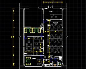 办公室装修施工图纸免费下载 建筑装修图